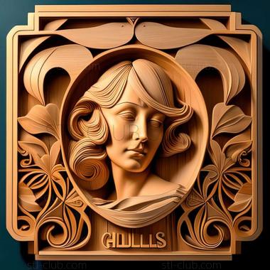 3D model Coles Phillips (STL)